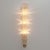 2000 - 2009 Art Deco Brass and Gold Graniglia Murano Glass Sconces, 2000s, Set of 2 For Sale - Image 5 of 9