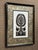 Vintage 1980s black kirigami paper cutting with birds under the Tree of Life. Intricate and beautifully contrasted against...