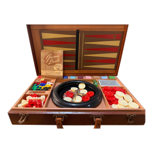 Vintage Lowe Suitcase Game Set With Multiple Games.