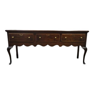 Henkel Harris Jamestown Colony Mahogany Queen Anne Sideboard Credenza For Sale