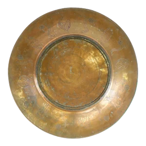 Antique Middle Eastern Copper Tray
