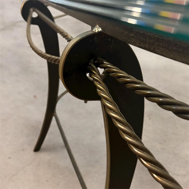 Bring a touch of timeless elegance to your entryway, hallway, or behind-sofa space with this striking vintage glass and...