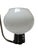 Vintage Pendant Light in White Glass, Poland, 1960s For Sale - Image 3 of 10