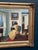 V. Hansen, Interior with Reading Woman, 1960s, Oil Painting on Canvas, Framed For Sale - Image 5 of 17