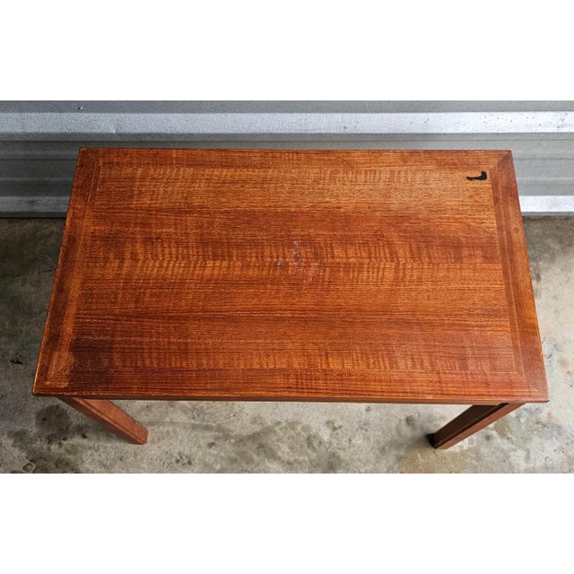 Mid-Century Scandinavian Modern Mobelintarsia Solid Teak Cocktail Table For Sale In Washington DC - Image 6 of 8