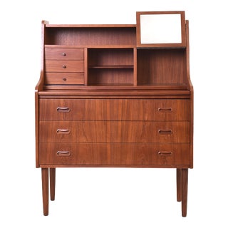 Mid-Century Danish Teak Secretary, 1960s. For Sale