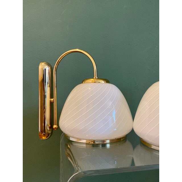 Vintage Murano Glass Wall Lights from Millefiori, 1970s, Set of 2 For Sale - Image 10 of 18