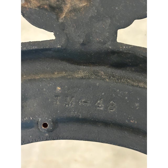 Vintage Federal, Americana Style Cast Iron Round Eagle Frame For Sale - Image 13 of 13