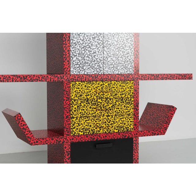Red Casablanca Cabinet by Ettore Sottsass, 1981 For Sale - Image 8 of 18