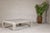 Teak Ming Style Whitewash Coffee Table with Chow Legs and Carved Apron For Sale - Image 12 of 12