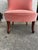 French 19th century crapaud chair upholstered in a textured, persummon colored chenille. Use it as is or recover to your...