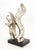 Contemporary Seymour Meyer Abstract Chromed Bronze Sculpture For Sale - Image 3 of 8