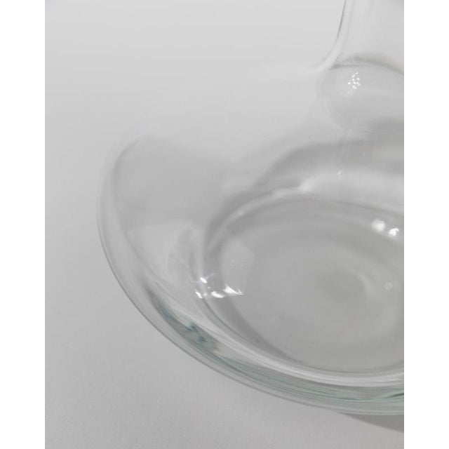 Vintage Italian Glass Decanter with Stopper, 1980s For Sale - Image 9 of 11