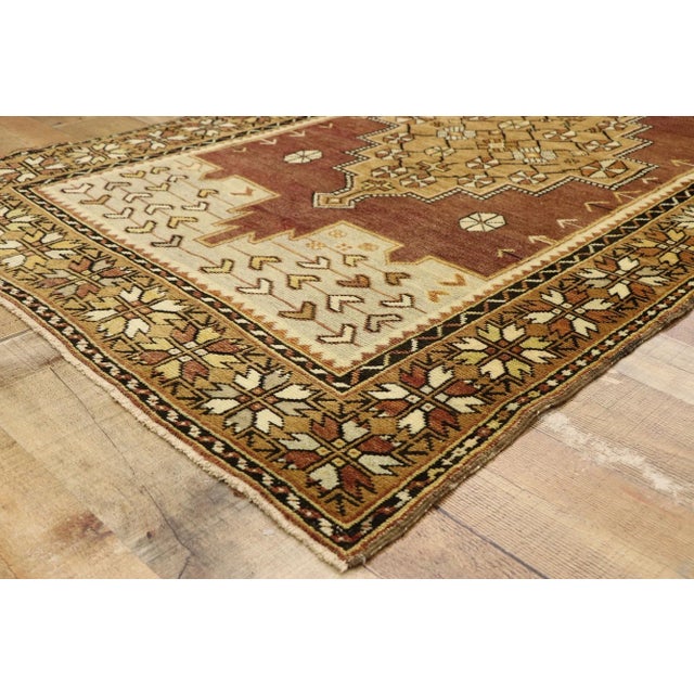 Vintage Turkish Oushak Rug with Modern Style - 03'10 x 06'11 For Sale In Dallas - Image 6 of 10