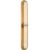 Kelly Wearstler for Visual Comfort Signature Fosse 28" Linear Tube Sconce in Antique-Burnished Brass with Alabaster For Sale