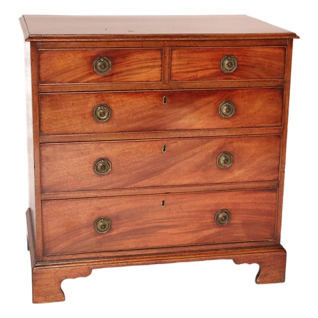 Late 18th Century George II Mahogany Chest of Drawers For Sale