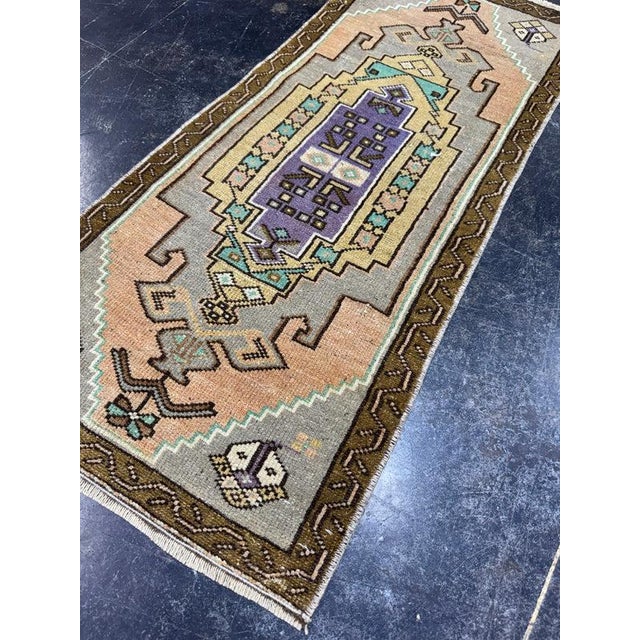 Early 21st Century Turkish Yastik Rug 1'6" x 3'7" For Sale - Image 5 of 6
