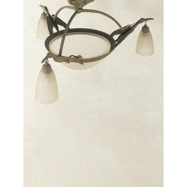 Art Deco Ceiling Light, 1920s For Sale - Image 7 of 12