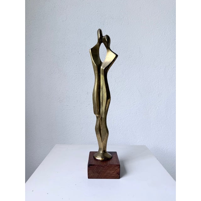 Abstract Bronze Statue of an Odalisque Couple, 1970s For Sale - Image 12 of 18
