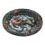 19th Century Majolica Palissy Fishs Wall Platter For Sale