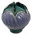 Rare! Vintage Swirled Pottery Matt Glaze Trinket Box by California Artist Shaun Craig For Sale