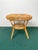 Mid-Century Round Rattan & Bamboo Coffee Table, Italy, 1960s For Sale - Image 3 of 13