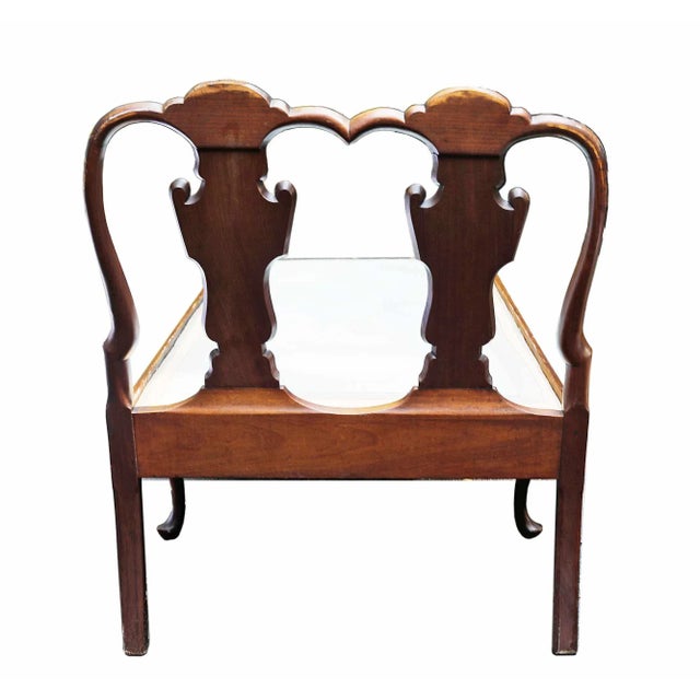 Daybed Antique Mahogany Queen Anne Style For Sale - Image 4 of 12