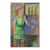 Girl With Glass Abstract Expressionism by Kristin Cohen For Sale