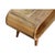 Brown Light Oak-Finish Mango Wood Scandinavian Coffee Table For Sale - Image 8 of 8