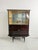 Italian display cabinet with sliding glass doors, 1950s Two doors on the front, brass details. Good condition. Width 99 cm...