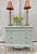 Bronze Vintage Palm Tree Lamps With Bamboo Shades - a Pair For Sale - Image 8 of 9
