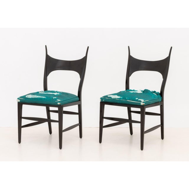 Mid-Century Modern Pair of Edward Wormley for Dunbar "Antler" Chairs For Sale - Image 3 of 10