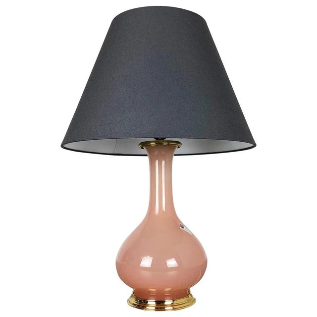 Opaline Murano Glass Table Light from Cenedese Vetri, Italy, 1960s For Sale - Image 18 of 18