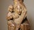 Antique 1800's Religious Hand Carved Wood Mary Madonna Jesus Sculpture Statue For Sale - Image 10 of 12