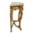 Baroque French Louis XV Style Console Table in Gold Leaf Gilded Wood and Marble, 1890s For Sale - Image 3 of 18