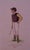 Art Sz: 10"H x 6"W Frame Sz: 15 3/4"H x 11" w/ celadon green matte Colin George Barrett (29 May 1863 – 25 February 1898),...