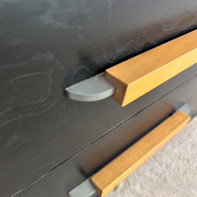 1940s 1940s Eliel Saarinen Ebonized Dresser Art Deco Johnson Furniture Co For Sale - Image 5 of 8