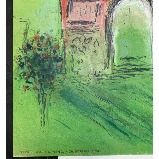 Marc Chagall Roméo Et Juliette / Paris, Le Plafond De L'opéra - Hand-signed "pour Marc", 1964 - Signed For Sale In New York - Image 6 of 12