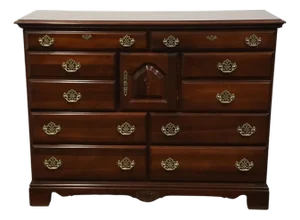 Kincaid Furniture Lenoir Collection Solid Cherry Traditional Style 54" Double Door Dresser 21-161