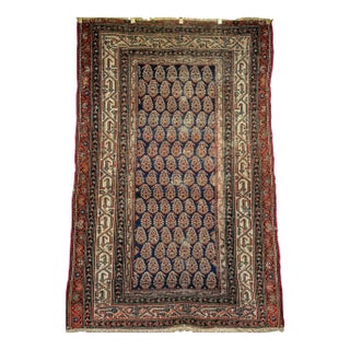 Antique Persian Malayer Rug With Allover Paisley, Early 20th Century For Sale