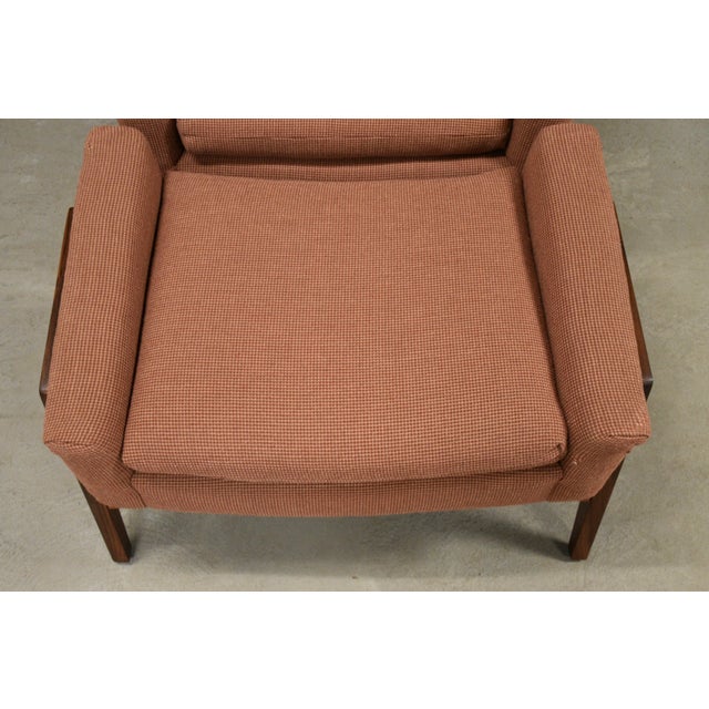DUX Vintage Lounge Chair and Ottoman by Folke Ohlsson for Dux For Sale - Image 4 of 11