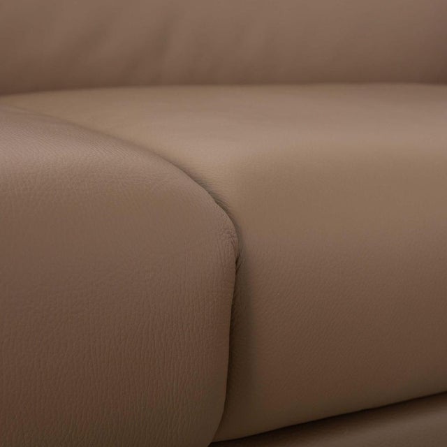 1301 Leather Corner Sofa in Beige - Taupe from Himolla For Sale - Image 5 of 14