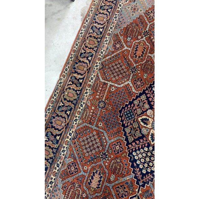 Persian 1920s, Handmade Antique Persian Jozan Rug 4.6' X 6.11' For Sale - Image 3 of 8