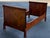 Brown French Empire Flame Mahogany Twin Bed For Sale - Image 8 of 8
