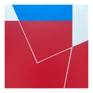 Kenneth Juon Painted Wooden Panel - Marked 1987, 2/100