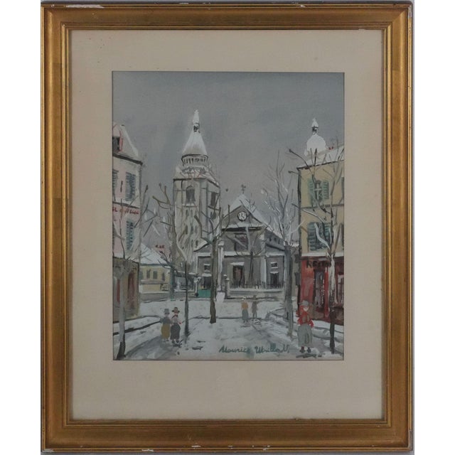 Maurice Utrillo, Montmartre, L’Eglise Saint-Pierre, Lithograph For Sale