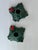1970s 1970s Lefton (Japan) Green Holly Candle Holders For Sale - Image 5 of 5
