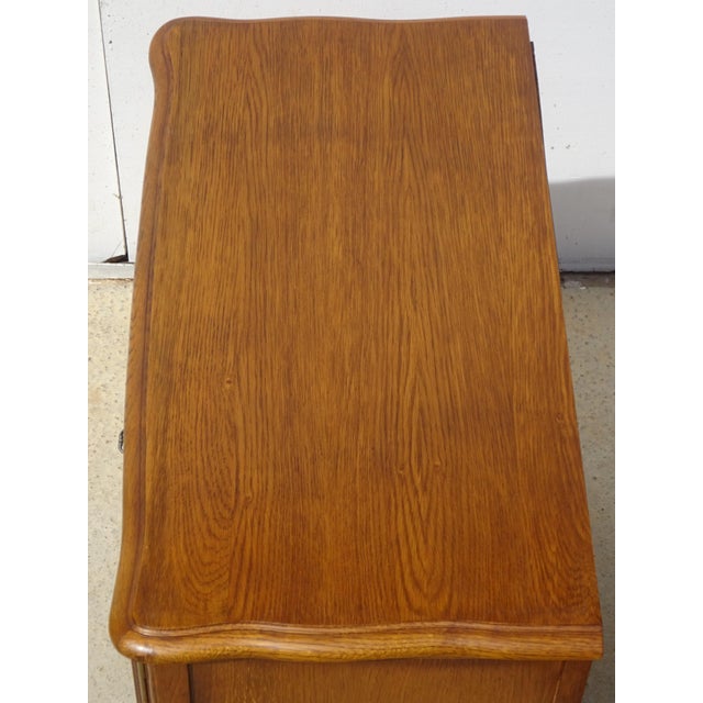 Small Light Oak Sideboard with Swivel Top, 1980s For Sale - Image 16 of 18