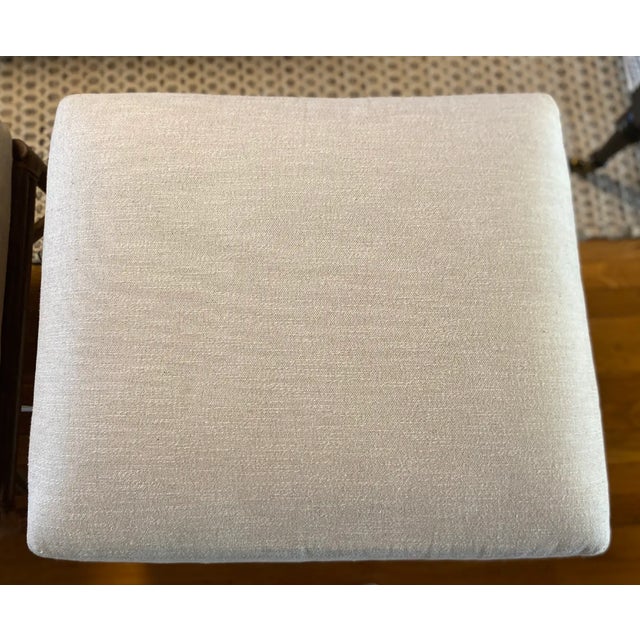 2020s Baker/McGuire Organic Modern Matte Natural Brown Universal Ottoman For Sale - Image 5 of 6