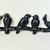1970s Vintage Italian Art Nouveau Giacometti Style Tree Branch & Birds Wall Hooks - 5 Hooks. For Sale - Image 11 of 13